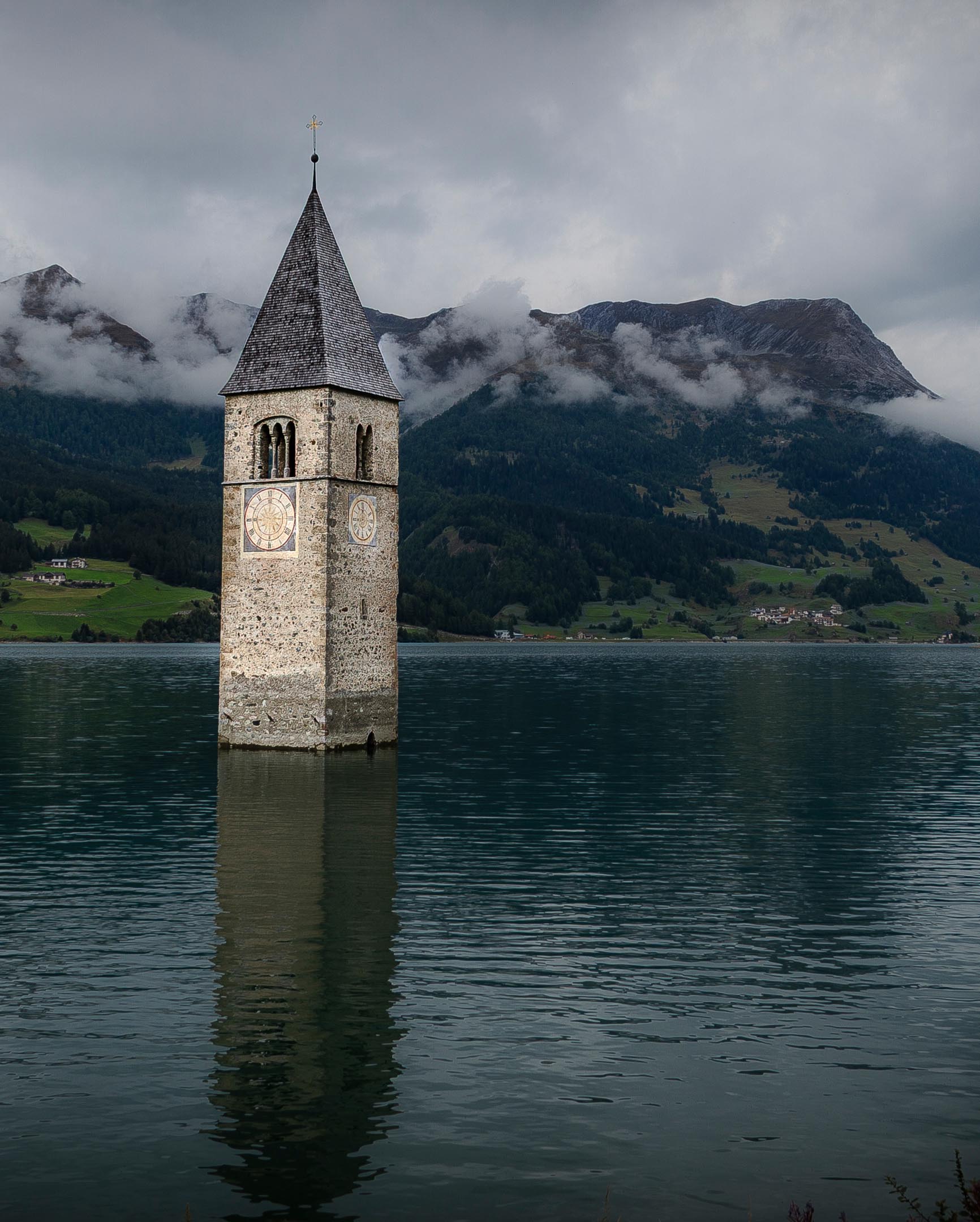 Kirchturm im Reschensee